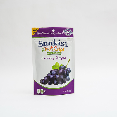 la frutta 1.2oz scheggia il supporto di VMPET sull'imballaggio di plastica del sacchetto risigillabile della borsa della chiusura lampo