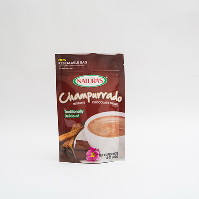 di 340g Champurrado del supporto borsa d'imballaggio istantanea di Hocolate del sacchetto su con la chiusura lampo