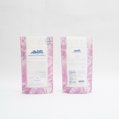 sacchetto di plastica della serratura dello zip dell'imballaggio di 6 colori delle borse di imballaggio per alimenti del Granola 24oz