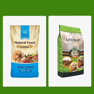 borsa d'imballaggio laterale dell'alimento per animali domestici del rinforzo 10kg