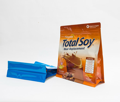 borse del fondo piatto di 100g 250g che imballano le borse su ordinazione della serratura dello zip con Logo Ziplock