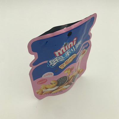 l'abitudine di 60g 100g ha modellato il rinforzo del lato del sacchetto della serratura dello zip del laminato plastico delle borse