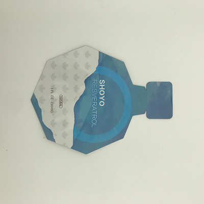 Sacchetto di plastica dell'ottagono di forma irregolare con le borse commerciali di imballaggio per alimenti della chiusura lampo VMCPP