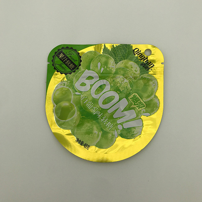 La saldatura a caldo del grado dello spuntino della chiusura lampo insacca il ODM di plastica del sacchetto della chiusura lampo stampato abitudine