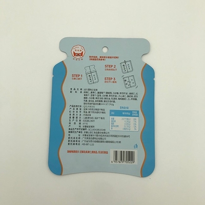 VMPET che su ordinazione matto a forma di insacca la serratura di plastica dello zip insacca con l'OEM di logo