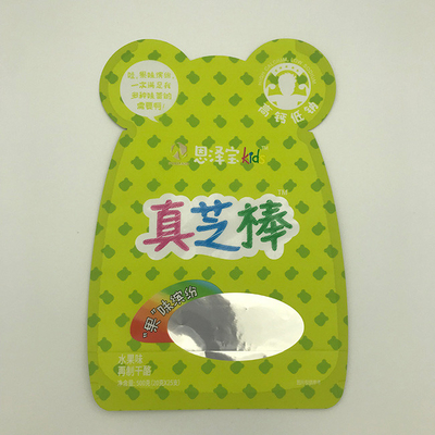 l'abitudine di 80g VMPET ha modellato il sacchetto della chiusura lampo dei sacchetti di plastica tagliato