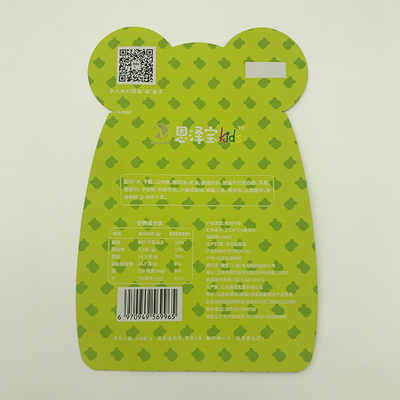 l'abitudine di 80g VMPET ha modellato il sacchetto della chiusura lampo dei sacchetti di plastica tagliato