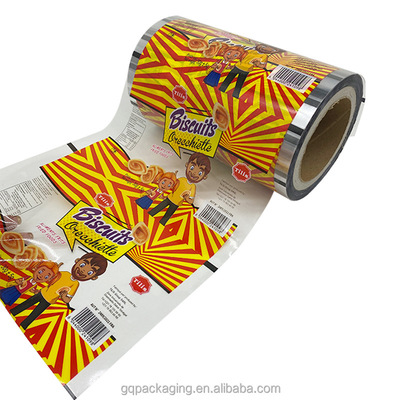 Il film di rotolo di plastica di imballaggio per alimenti di rotocalcografia ha metallizzato l'alluminio laminato stagnola