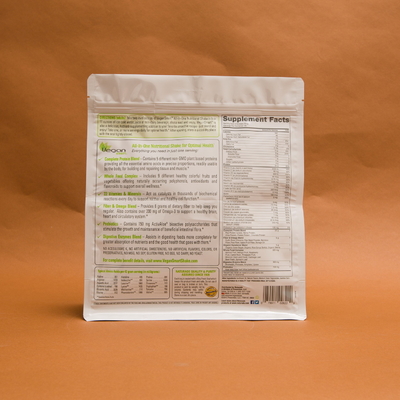 Sacchetto laterale delle borse del fondo piatto del rinforzo di Vmpet 120mm 130 micron di vegano nutrizionale