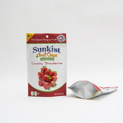 80mm che la metallina OPV sta sul sacchetto della serratura dello zip hanno stampato la borsa asciutta di plastica dell'imballaggio della frutta 0.8oz