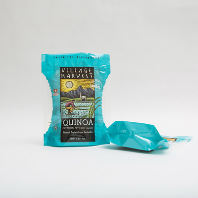 la quinoa di 10oz PET12 semina le borse di imballaggio per alimenti con chiara rotocalcografia della finestra