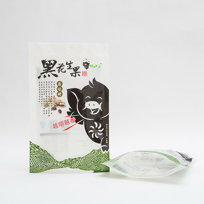 180g ha arrostito il supporto dell'arachide sulla frutta che del sacchetto l'alimento di plastica su ordinazione insacca 102 micron