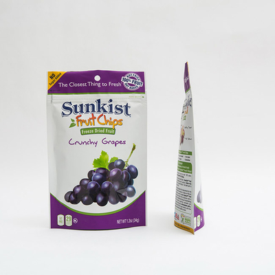la frutta 1.2oz scheggia il supporto di VMPET sull'imballaggio di plastica del sacchetto risigillabile della borsa della chiusura lampo