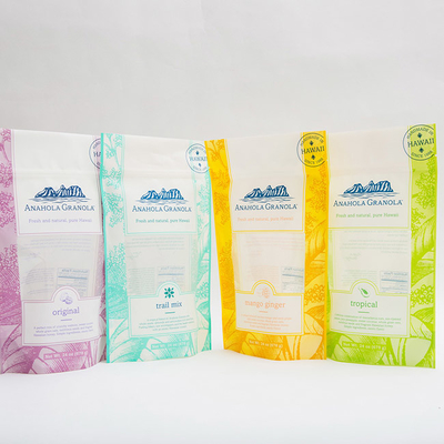 Sacchetti di plastica su ordinazione del Granola di 24OZ Anahola per l'imballaggio per alimenti del sacchetto di plastica dell'alimento