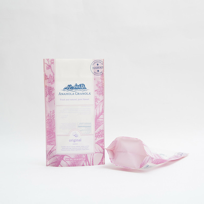 sacchetto di plastica della serratura dello zip dell'imballaggio di 6 colori delle borse di imballaggio per alimenti del Granola 24oz