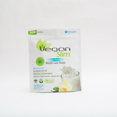L'imballaggio per alimenti di 1.5LB 100mm insacca il sacchetto di plastica ad alta percentuale proteica di 140 MIC Zip Lock Stand Up
