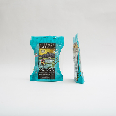 la quinoa di 10oz PET12 semina le borse di imballaggio per alimenti con chiara rotocalcografia della finestra