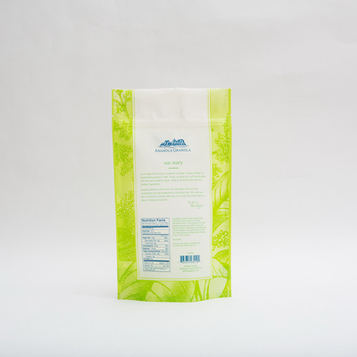 Sacchetti di plastica su ordinazione del Granola di 24OZ Anahola per l'imballaggio per alimenti del sacchetto di plastica dell'alimento