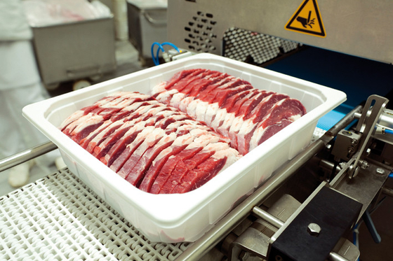 Imballaggio bianco della MAPPA di Tray Sealing Film dell'alimento della carne fresca del film di Thermoforming del PE di APET