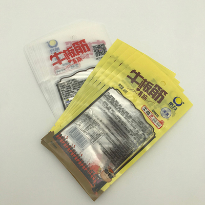 sacchetto laterale della guarnizione tre trasparenti di Rib Food Packaging Bags CPP del manzo 30g