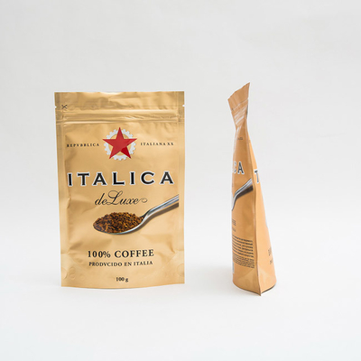 supporto d'imballaggio del di alluminio della borsa del caffè di 100g AL7 su caffè su ordinazione Bean Bags