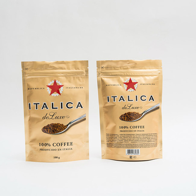 supporto d'imballaggio del di alluminio della borsa del caffè di 100g AL7 su caffè su ordinazione Bean Bags