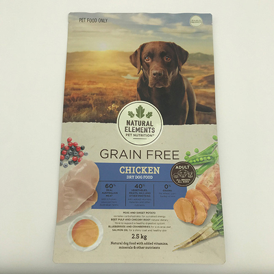 borsa d'imballaggio dell'alimento per animali domestici di 2.5kg PE90