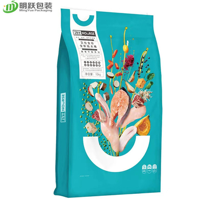20kg 160 micron dell'alimento per animali domestici della borsa VMPET di sacchetto laterale d'imballaggio del rinforzo con la chiusura lampo